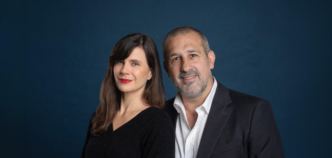 Christophe Massina et Elisa Stoppa